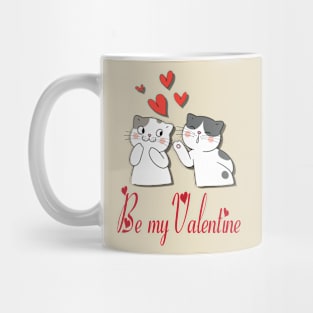 Be My Valentine.Cat Mug